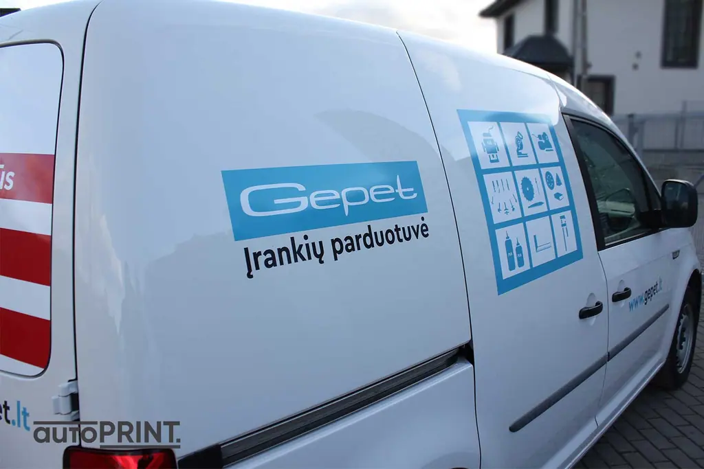 Automobilio apklijavimas reklama – autoPRINT darbas