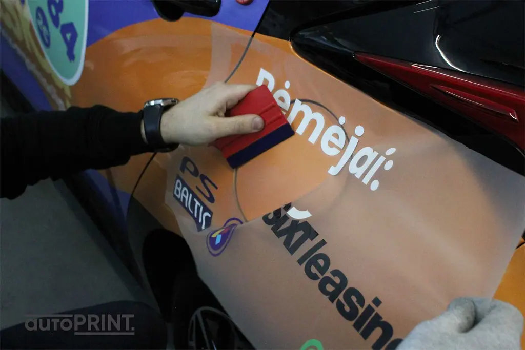 Automobilio apklijavimas reklama – autoPRINT darbas