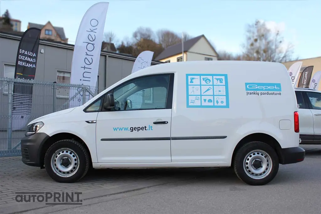 Automobilio apklijavimas reklama – autoPRINT darbas